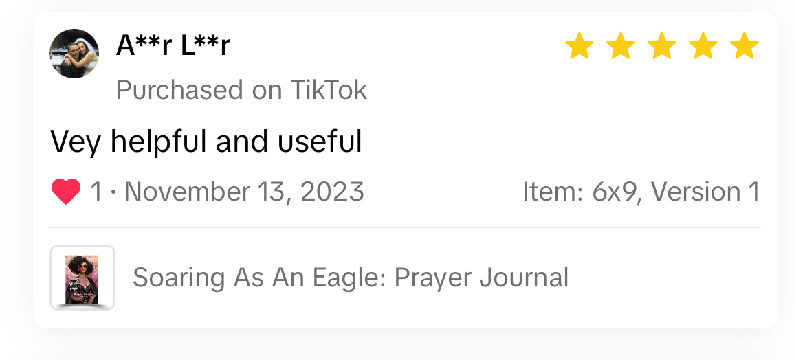 Soaring As An Eagle Prayer Journal