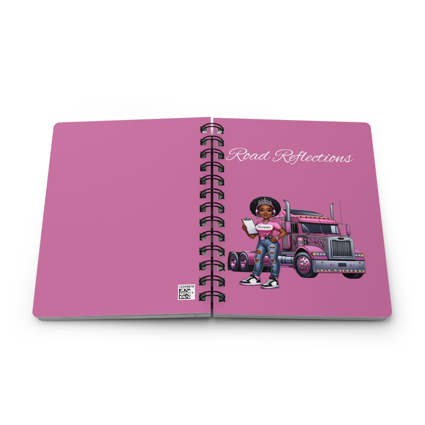 Road Reflections Spiral Notebook